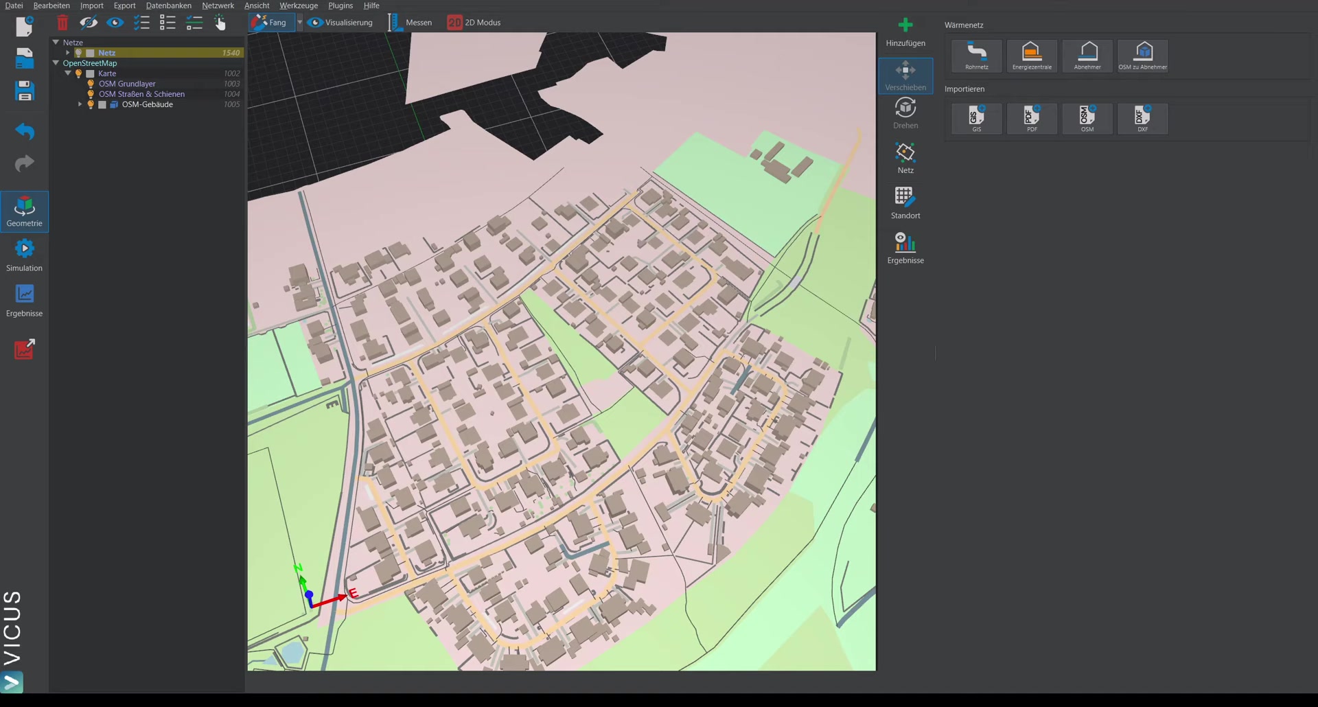 DXF import dialog with unit setting