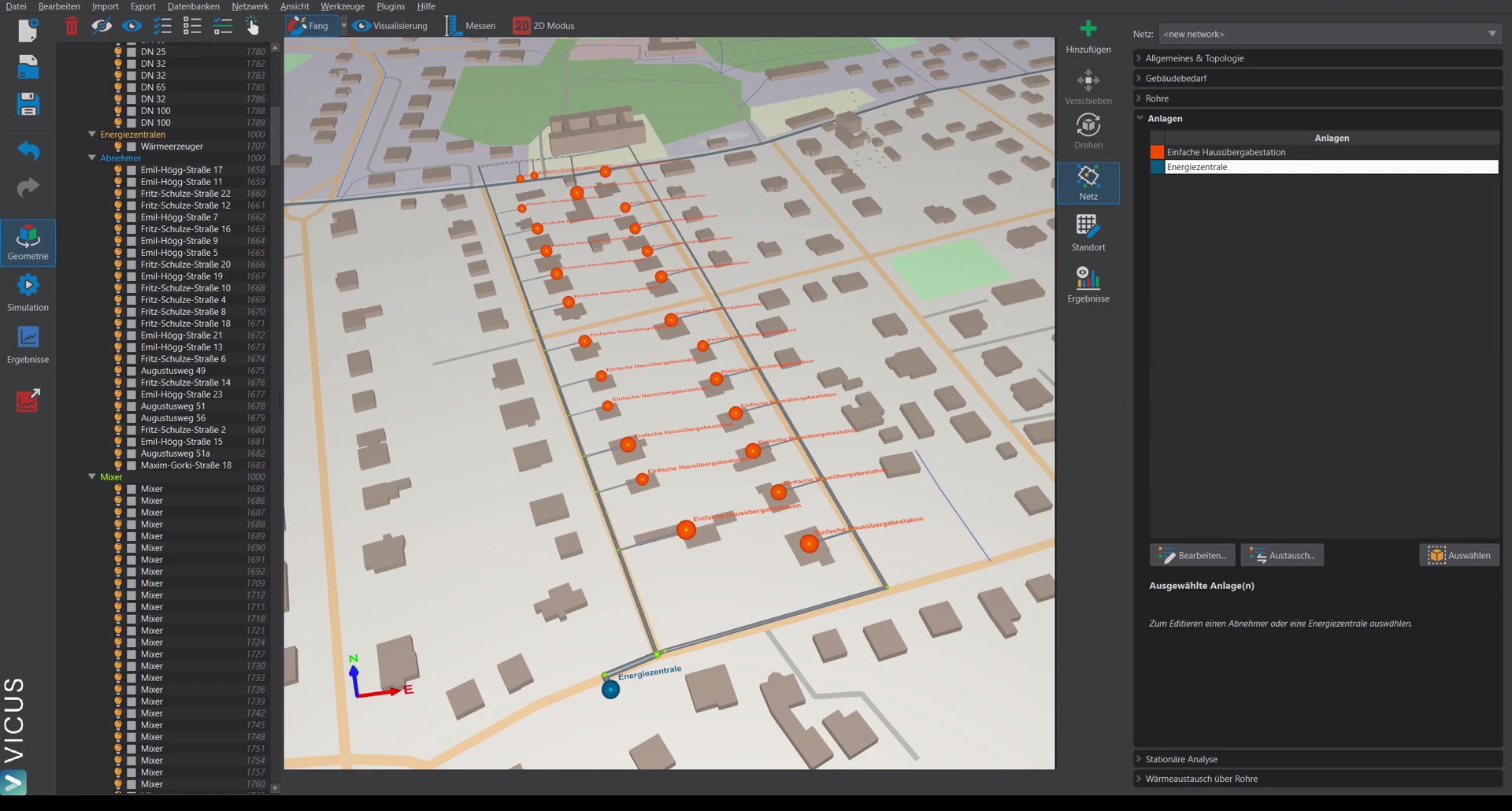 Replacing the constant pump with a controlled pump in the system editor