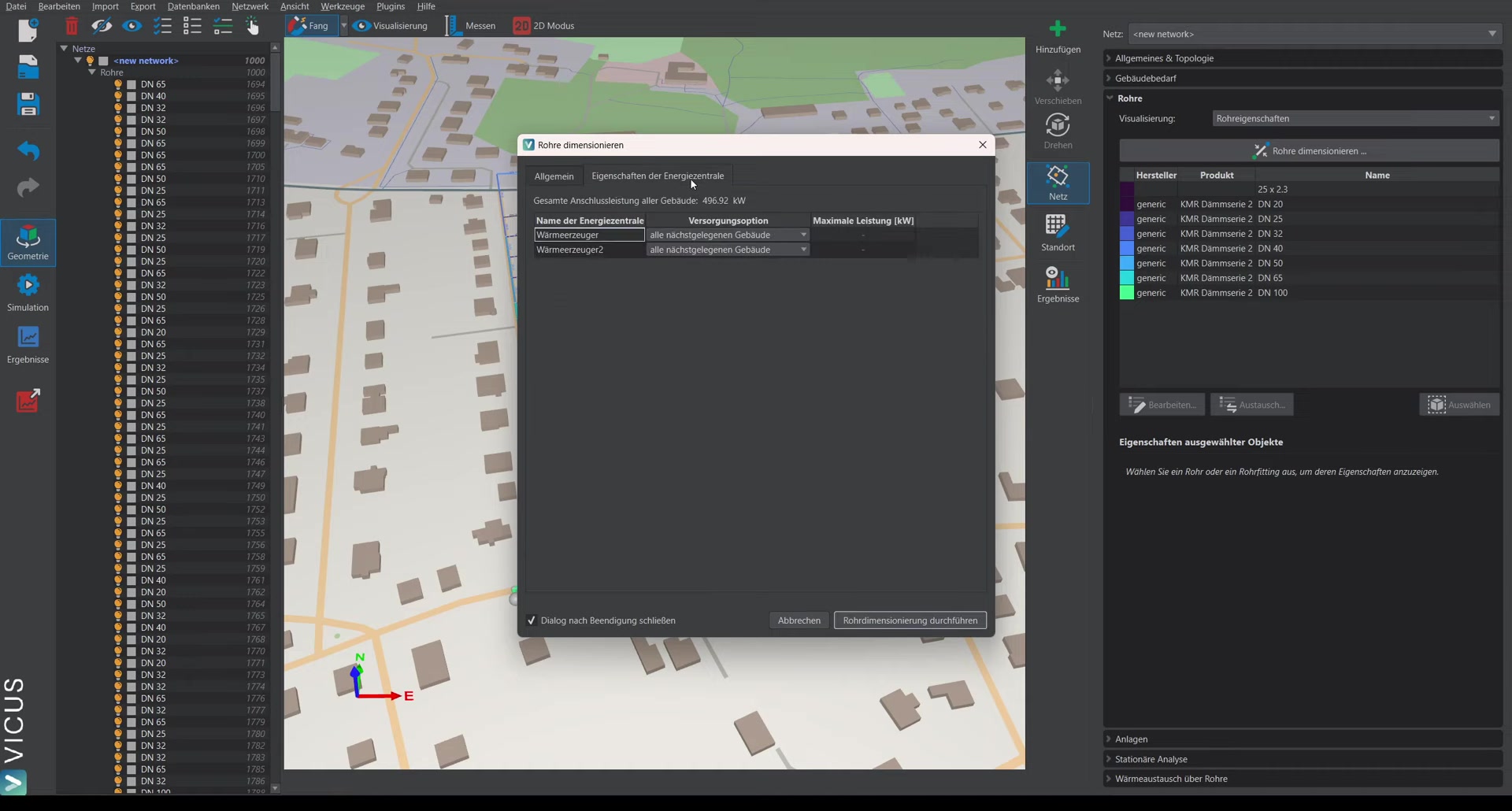 Building split options: closest buildings or power limit
