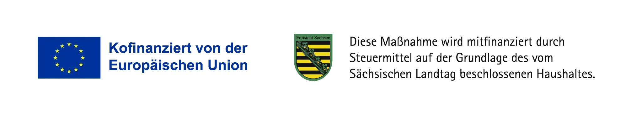 Kofinanziert von der Europäischen Union und dem Freistaat Sachsen